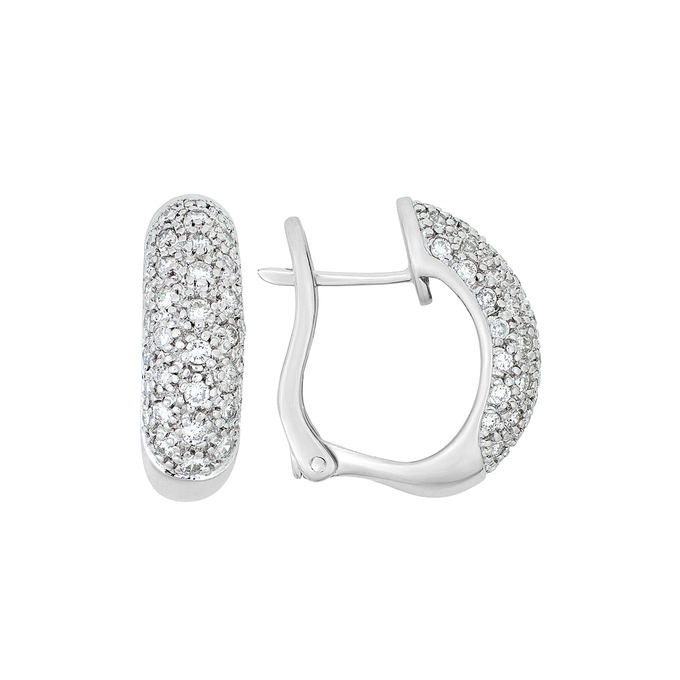 Серьги из золота 750 пробы c бриллиантами, Л 2212 3375 за 114300