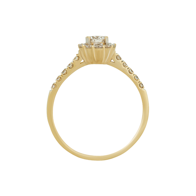 Кольцо из золота 750 пробы c бриллиантами, Л 2811 1869 за 135000