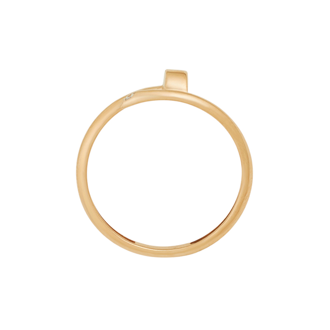 Кольцо из золота 585 пробы c фианитом, Л 3911 5202 за 11550