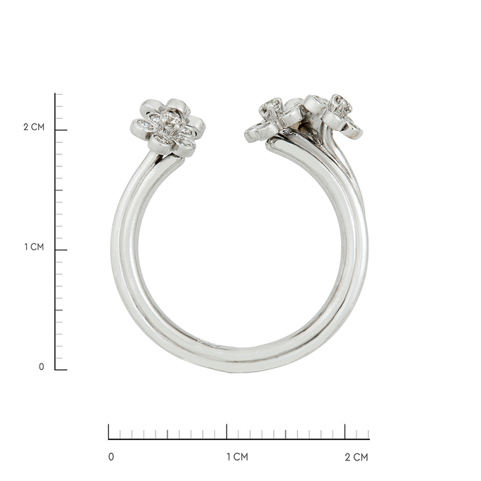 Кольцо из золота 585 пробы c бриллиантами, Л 2811 6199 за 59600