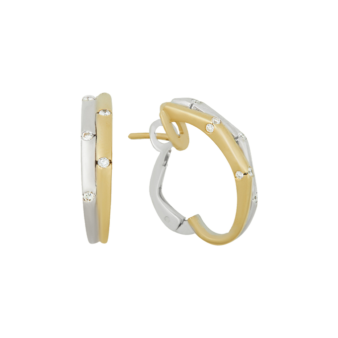 Серьги из золота 750 пробы c бриллиантами, Л 3209 0662 за 115200