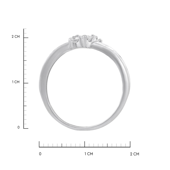 Кольцо из золота 750 пробы c бриллиантами, Л 4306 7245 за 51920