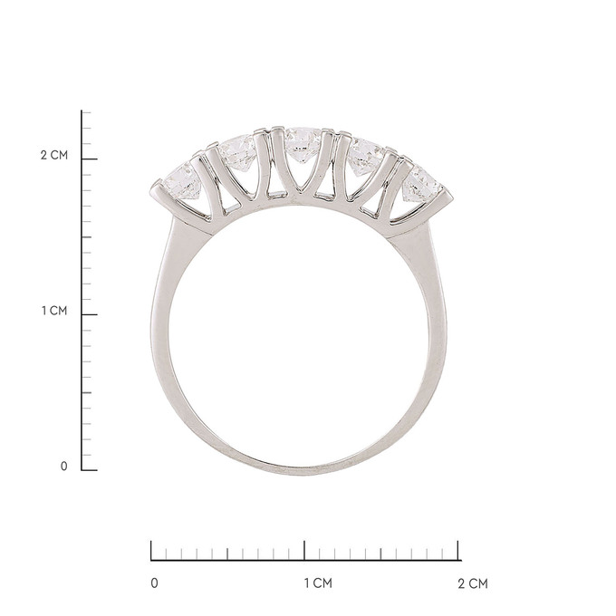 Кольцо из золота 585 пробы c бриллиантами
