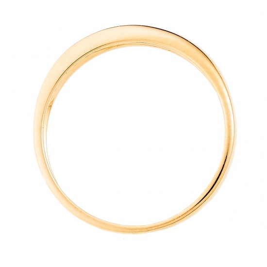 Кольцо из комбинированного золота 585 пробы c 13 бриллиантами, Л41059656 за 8940