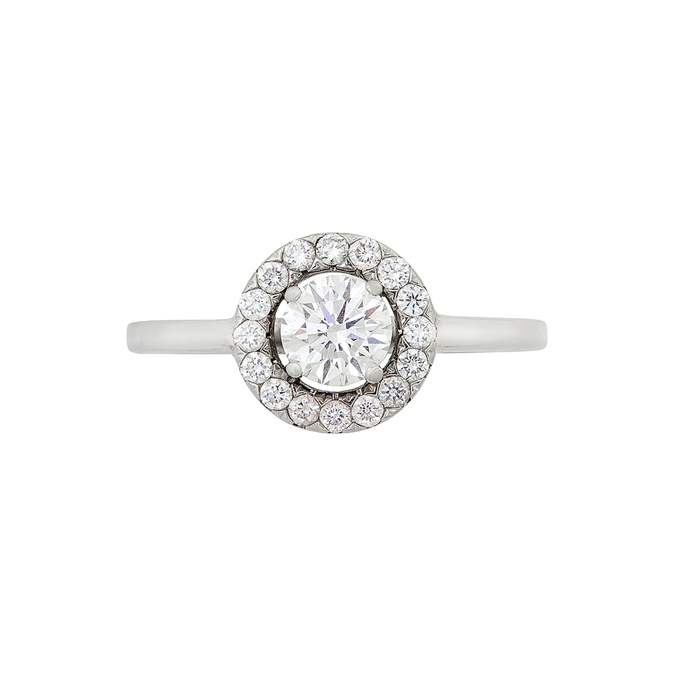 Кольцо из золота 750 пробы c бриллиантами