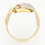 Кольцо из комбинированного золота 585 пробы c 60 бриллиантами Л52067351 фото 3