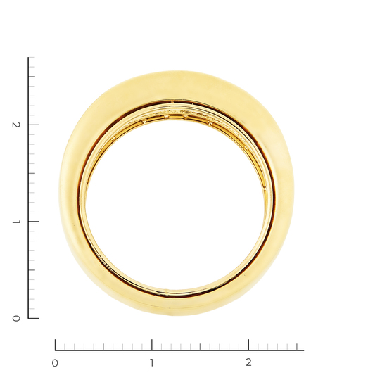 Кольцо из комбинированного золота 750 пробы c 10 рубинами, Л28075666 за 170910