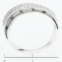 Кольцо из белого золота 585 пробы c 69 бриллиантами Л62011436 фото 4
