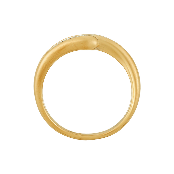 Кольцо из золота 750 пробы c бриллиантами