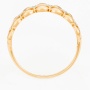 Кольцо из комбинированного золота 585 пробы c 6 бриллиантами Л39095592 фото 3