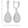Серьги из золота 585 пробы c 298 топазами