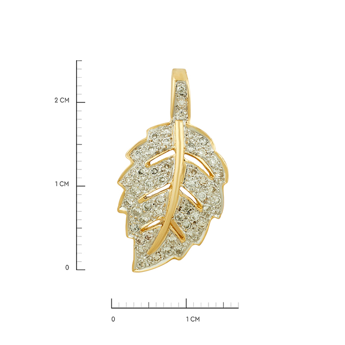 Подвеска из золота 750 пробы c бриллиантами, Л 2812 0068 за 42600
