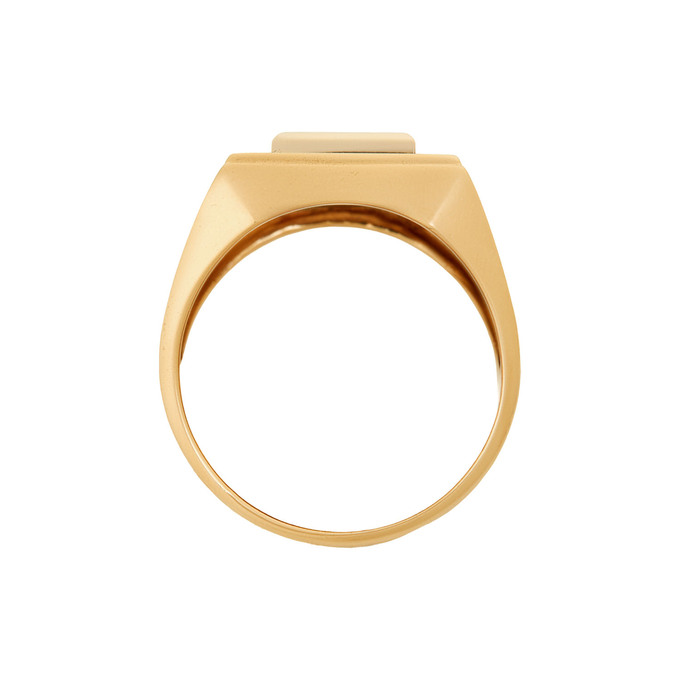 Кольцо из золота 750 пробы c бриллиантом, фианитами и эмалью, Л 6102 8808 за 328900