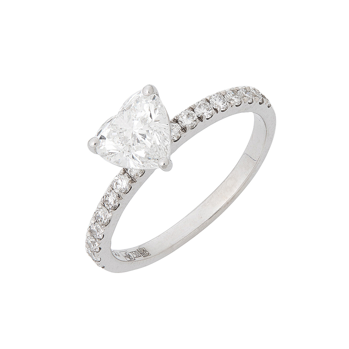 Кольцо из золота 750 пробы c бриллиантами, Л 2809 1225 за 350000