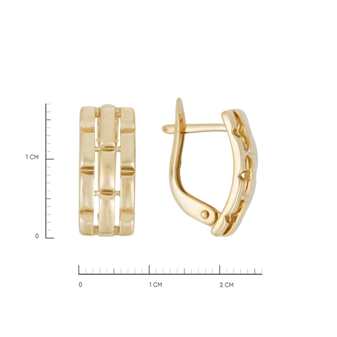 Серьги из золота 585 пробы