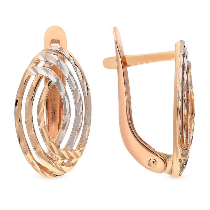 Серьги из золота 585 пробы