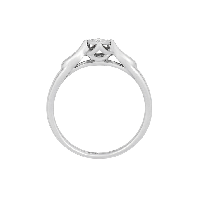 Кольцо из золота 585 пробы c бриллиантами, Л 3309 6243 за 23600