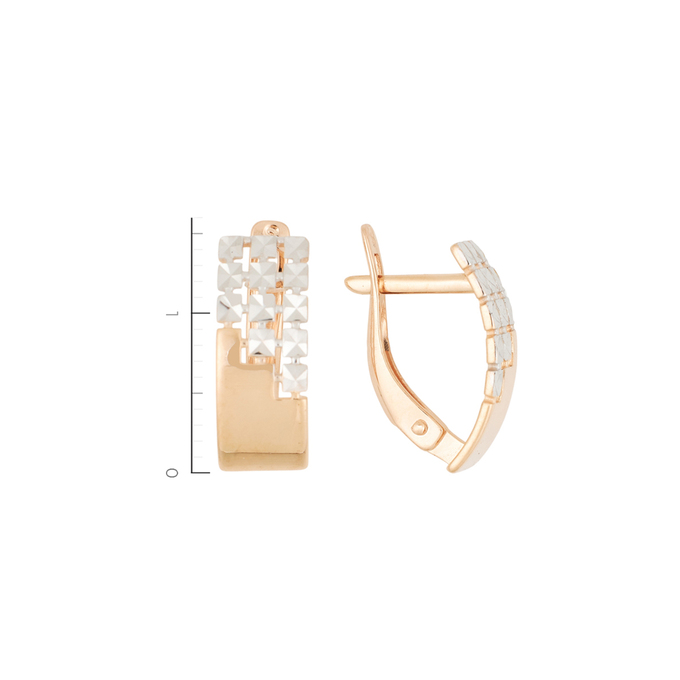 Серьги из золота 585 пробы