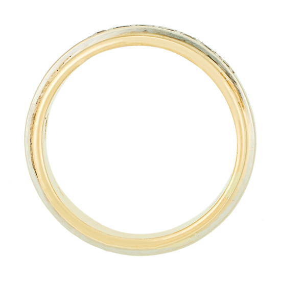 Кольцо из комбинированного золота 585 пробы c фианитами, Л62015062 за 21280