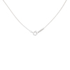 Колье из серебра 925 пробы c 1 эмалью