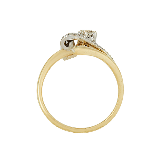 Кольцо из золота 585 пробы c бриллиантами, Л 4306 2337 за 101520