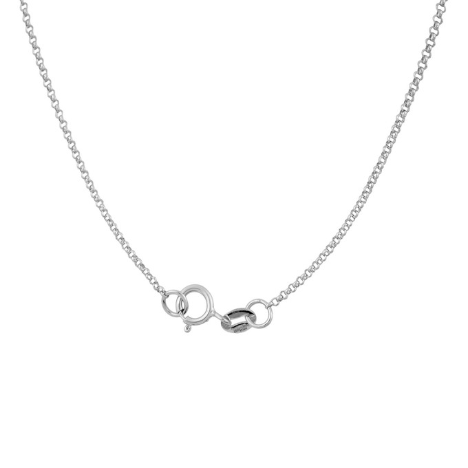 Колье из золота 585 пробы c сапфиром и бриллиантами, Л 5403 5115 за 61600