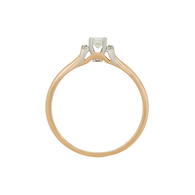 Кольцо из золота 585 пробы c бриллиантами, Л 4508 2586 за 29200