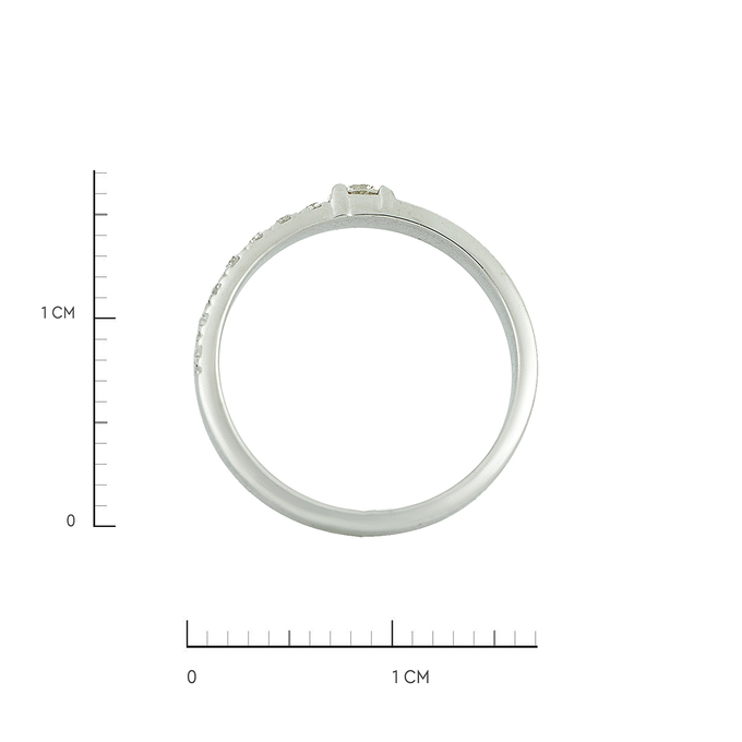 Кольцо из золота 585 пробы c бриллиантами, Л 0616 9258 за 25520