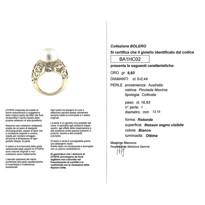 Кольцо Utopia, Л 2812 4158 за 314000