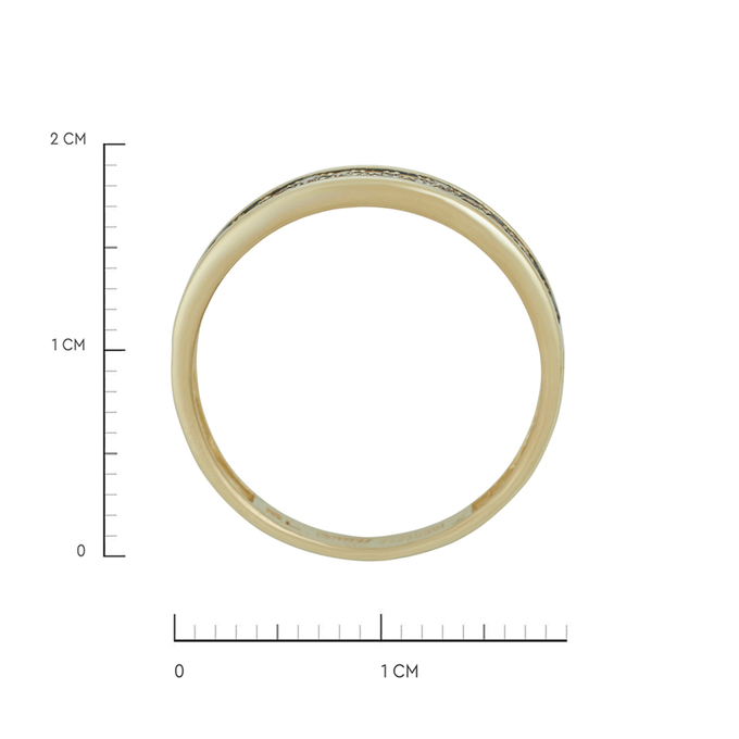 Кольцо из золота 585 пробы c бриллиантами, Л 4107 4478 за 38800