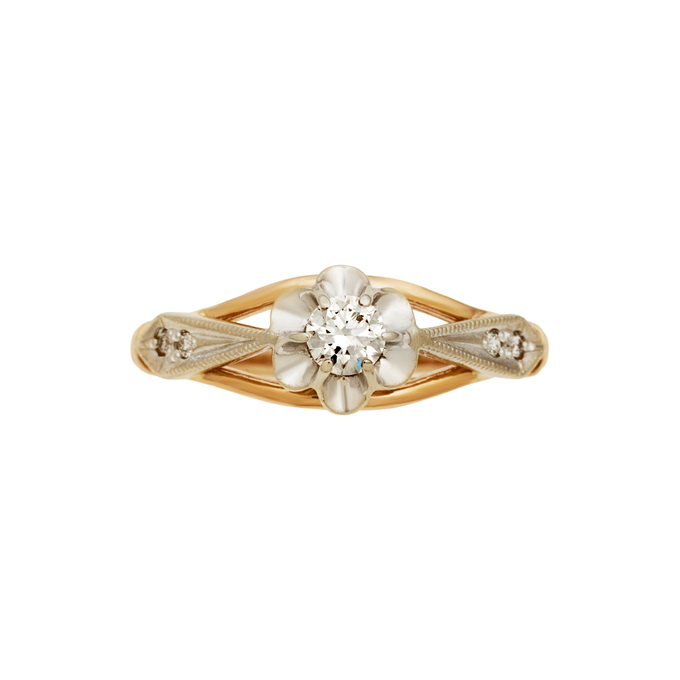 Кольцо из золота 585 пробы c бриллиантами, Л 0506 9519 за 69520