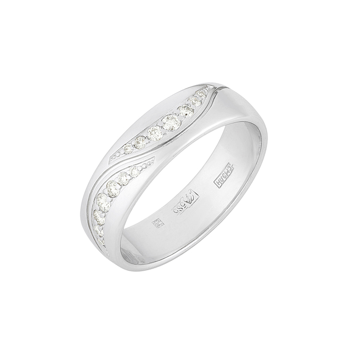 Кольцо из золота 585 пробы c бриллиантами, Л 1116 6447 за 53600