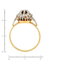 Кольцо из комбинированного золота 585 пробы c 15 бриллиантами Л24140204 фото 4