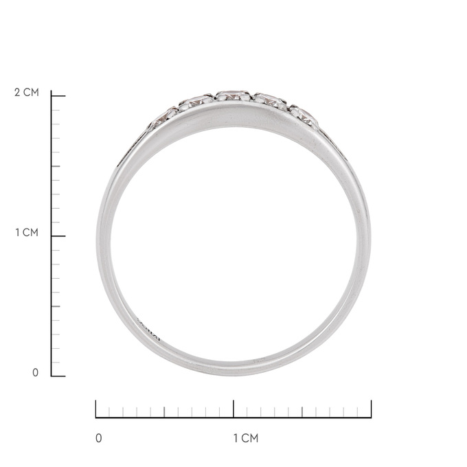 Кольцо из золота 585 пробы c бриллиантами, Л 5104 2348 за 42800