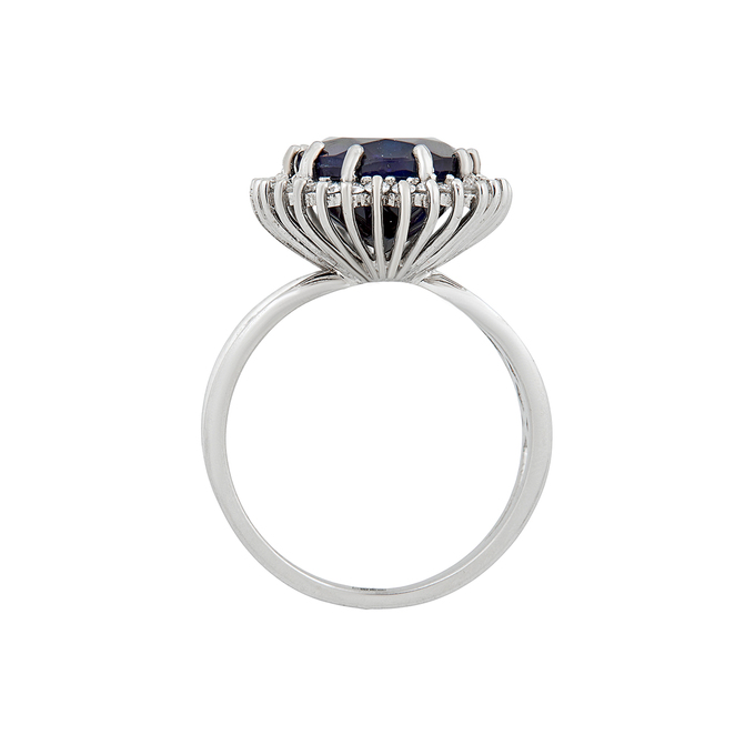 Кольцо из золота 585 пробы c опалом и бриллиантами, Л 2812 5628 за 200000