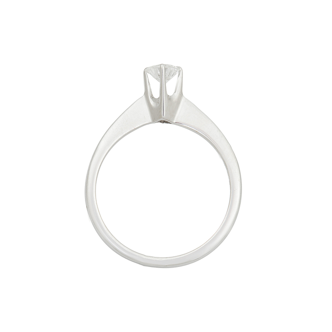 Кольцо из золота 750 пробы c бриллиантом, Л 5500 8970 за 65520