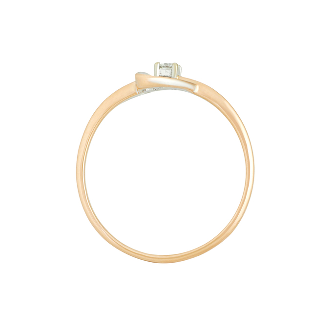 Кольцо из золота 585 пробы c бриллиантами, Л 7502 7054 за 26800