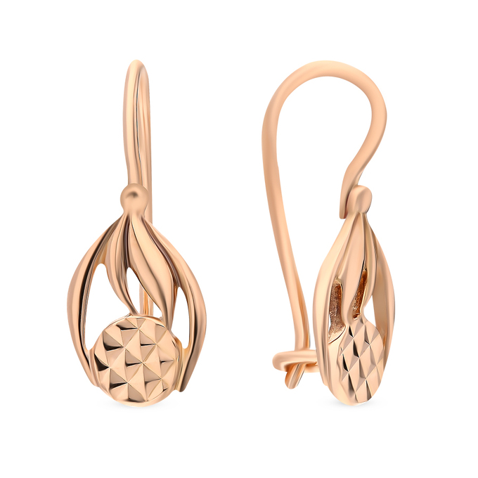 Серьги из золота 583 пробы