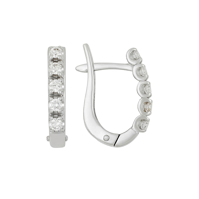 Серьги из золота 585 пробы c бриллиантами, Л 6202 1290 за 37600