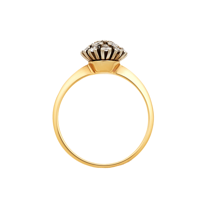 Кольцо из золота 750 пробы c бриллиантами, Л 2811 0758 за 48750