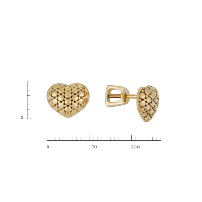 Серьги из золота 585 пробы