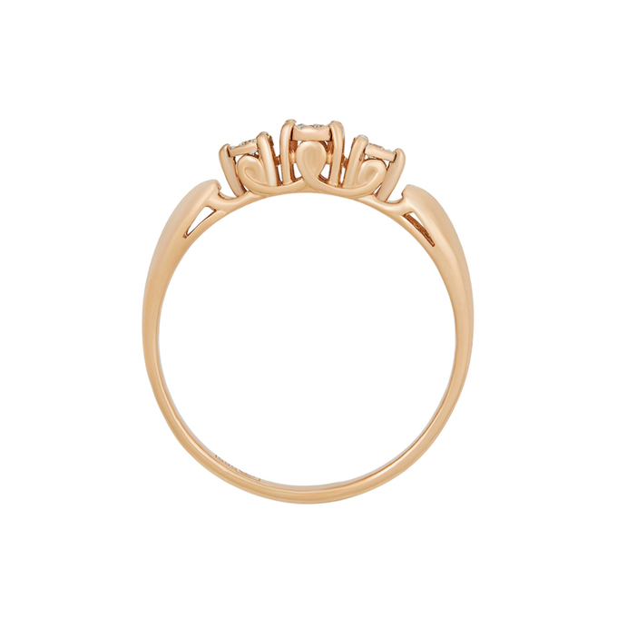 Кольцо из золота 585 пробы c бриллиантами, Л 3309 5906 за 23120