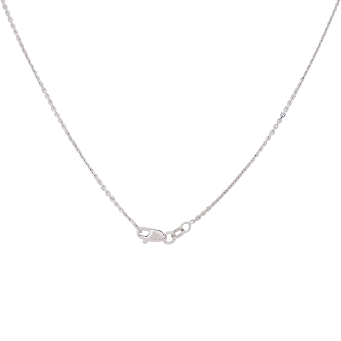 Колье из золота 750 пробы c сапфирами и бриллиантами