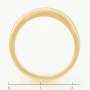 Кольцо из комбинированного золота 750 пробы c 1 бриллиантом Л45067200 фото 4