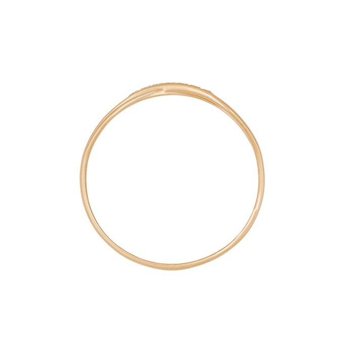 Кольцо из золота 585 пробы c фианитами, Л 3507 2260 за 11200