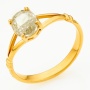 Кольцо из желтого золота 585 пробы c 1 бриллиантом Л06113231 фото 1