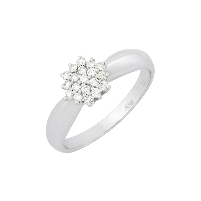 Кольцо из золота 585 пробы c бриллиантами, Л 6202 1571 за 32000