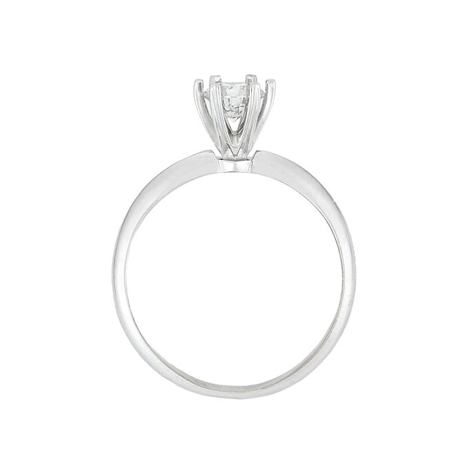 Кольцо из золота 585 пробы c бриллиантом, Л 2008 8056 за 90000