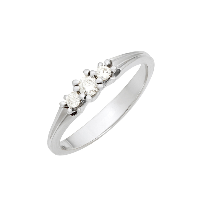 Кольцо из золота 750 пробы c бриллиантами, Л 4605 9736 за 62000