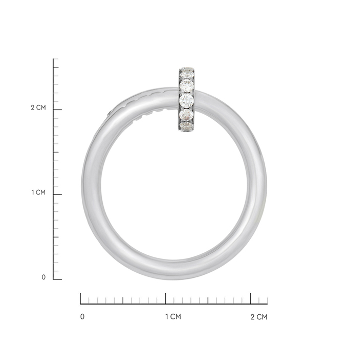 Кольцо из золота 750 пробы c бриллиантами, Л 5104 1316 за 95000